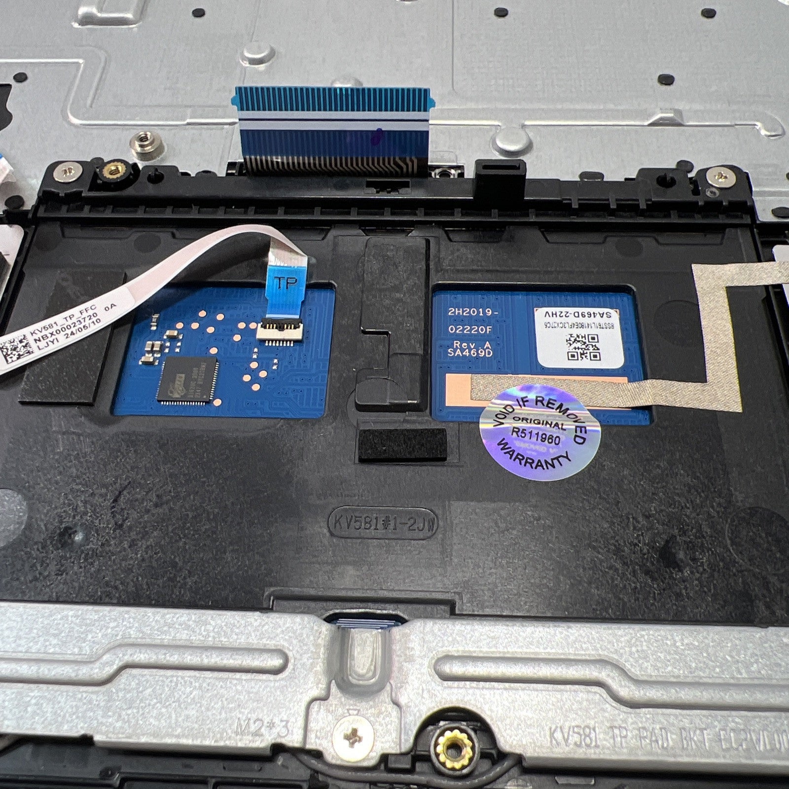 Lenovo V15 G4 AMN Complete Palmrest Cover Touchpad Keyboard UK Black Grade A