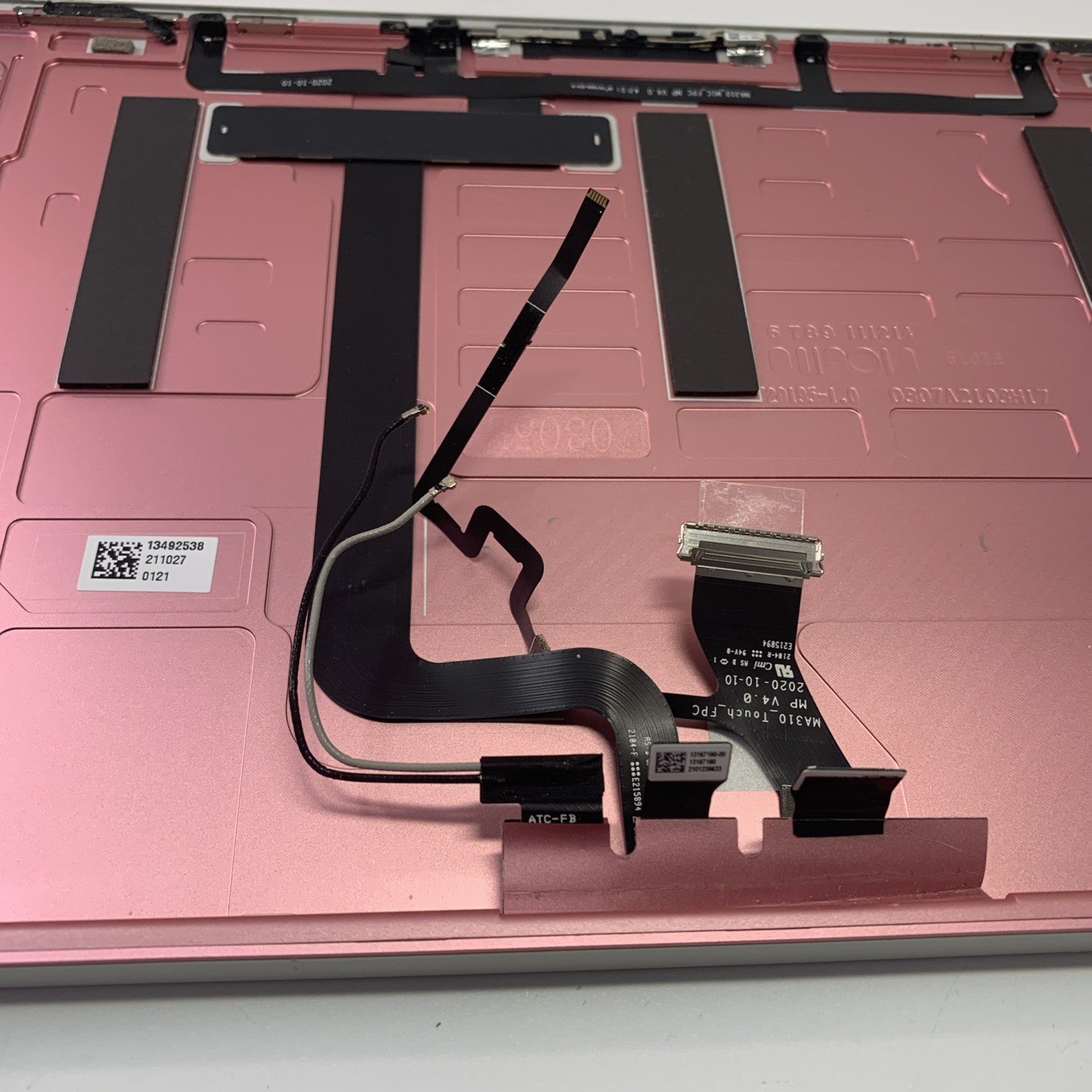 Razer Book 13 RZ09-0357 Top Lid Rear cover & Screen Bezel pink