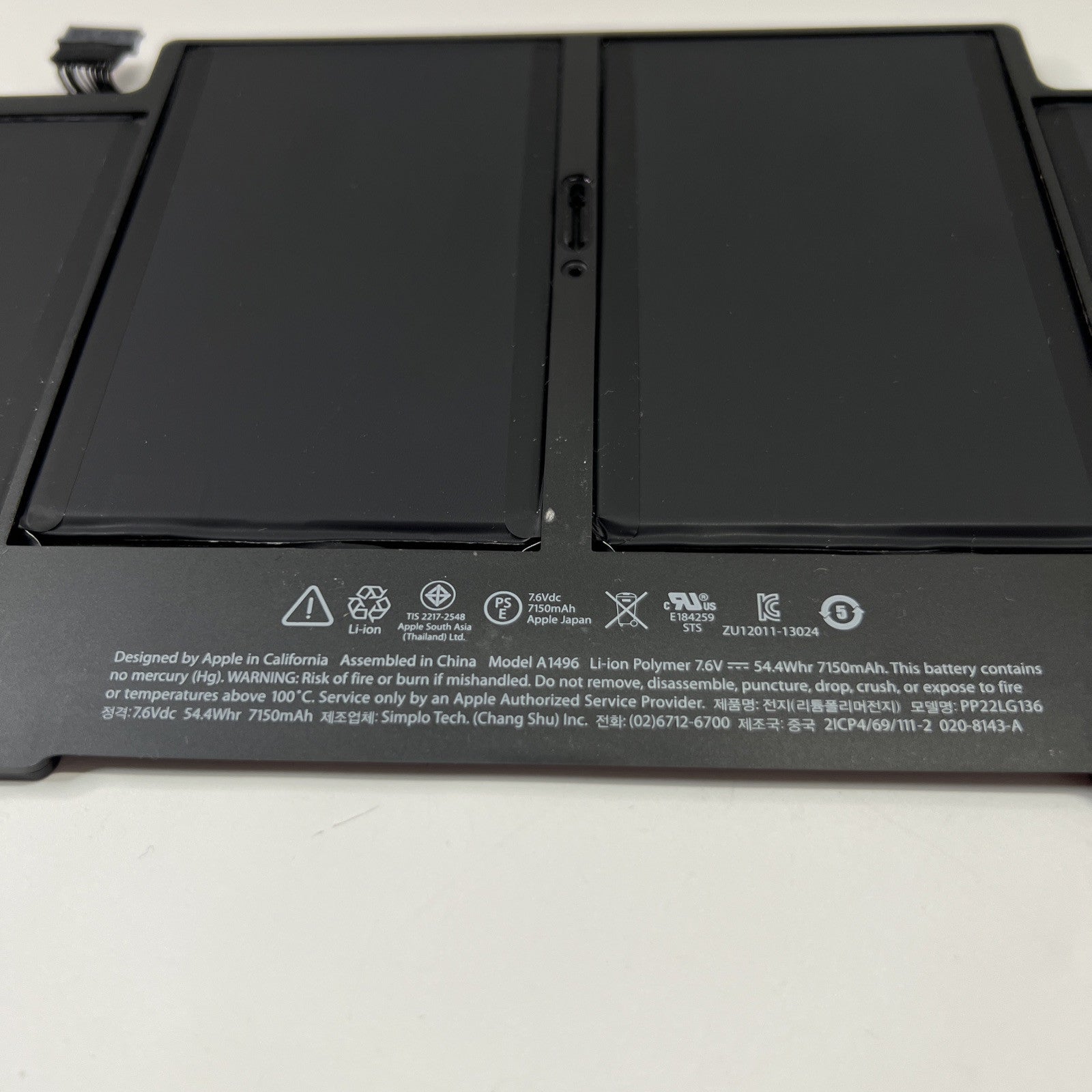 Genuine MacBook Air 13" A1369 A1466 Battery A1496 2010-2017 (GOOD HEALTH)