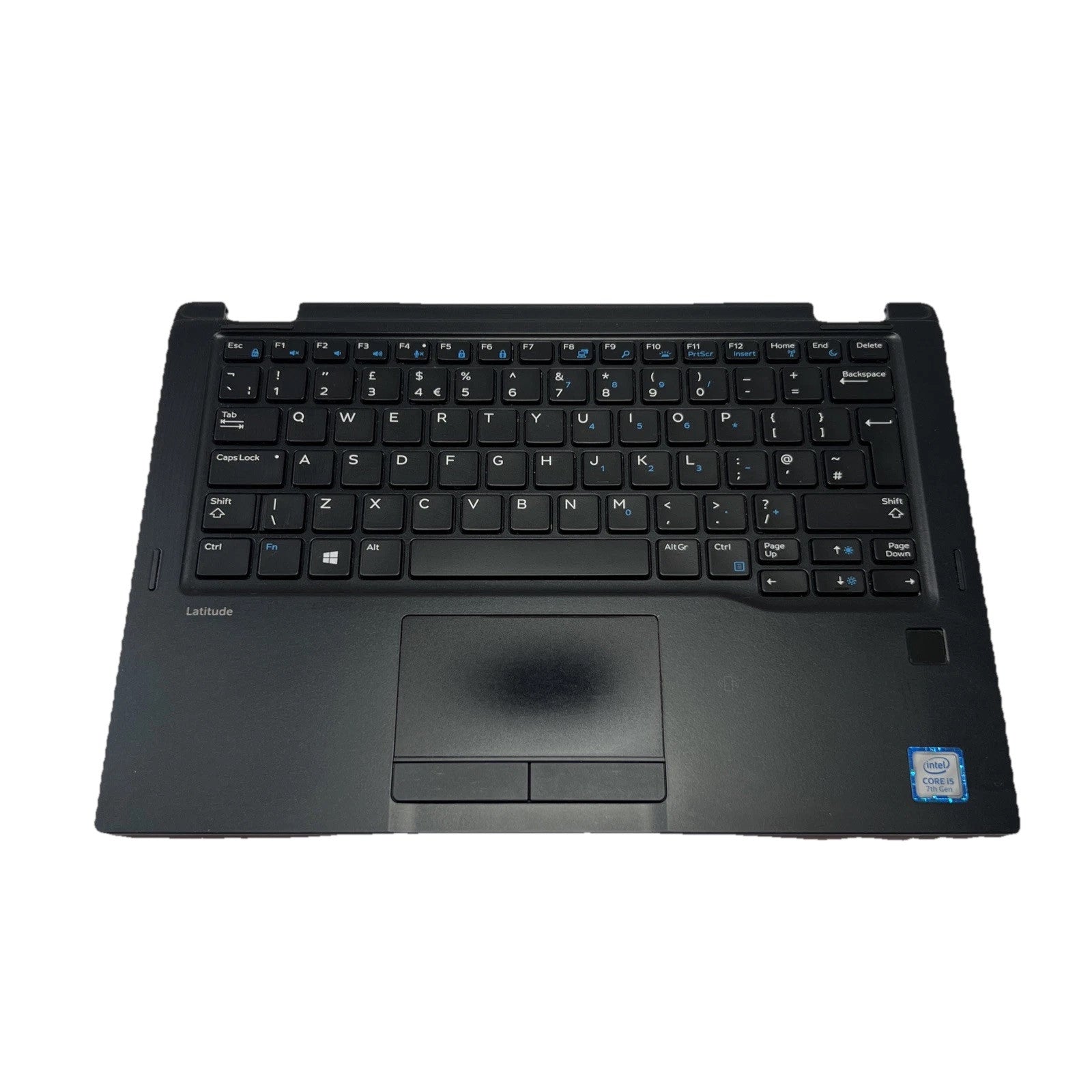 Genuine Dell Latitude 5289 Palmrest Assembly UK Keyboard Touchpad Black