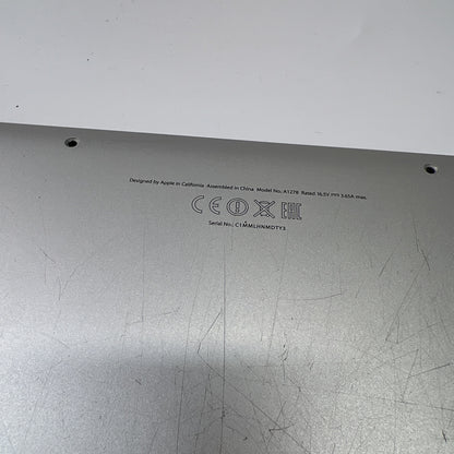 APPLE MACBOOK PRO A1278 13” MID 2010 2011 2012 BOTTOM CASE AND SCREWS (GRADE C)