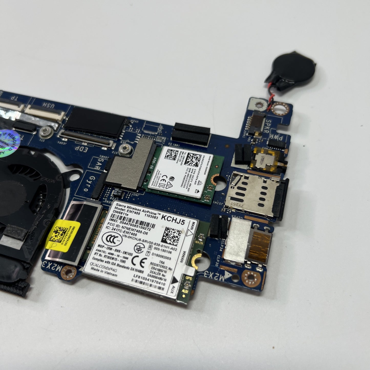 For Dell Latitude 5289 Motherboard 0T4R3X I5-7300U 8GB (WORKS- FAULTY)