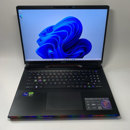 MSI Raider GE78HX 13VI-062UK 17" QHD+ Gaming Laptop i9-13950HX 64GB 2TB RTX4080