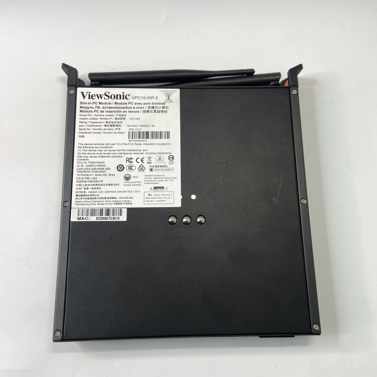 Viewsonic VPC15-WP-5 Intel Core i5-8400 8GB RAM 256GB SSD Windows 10