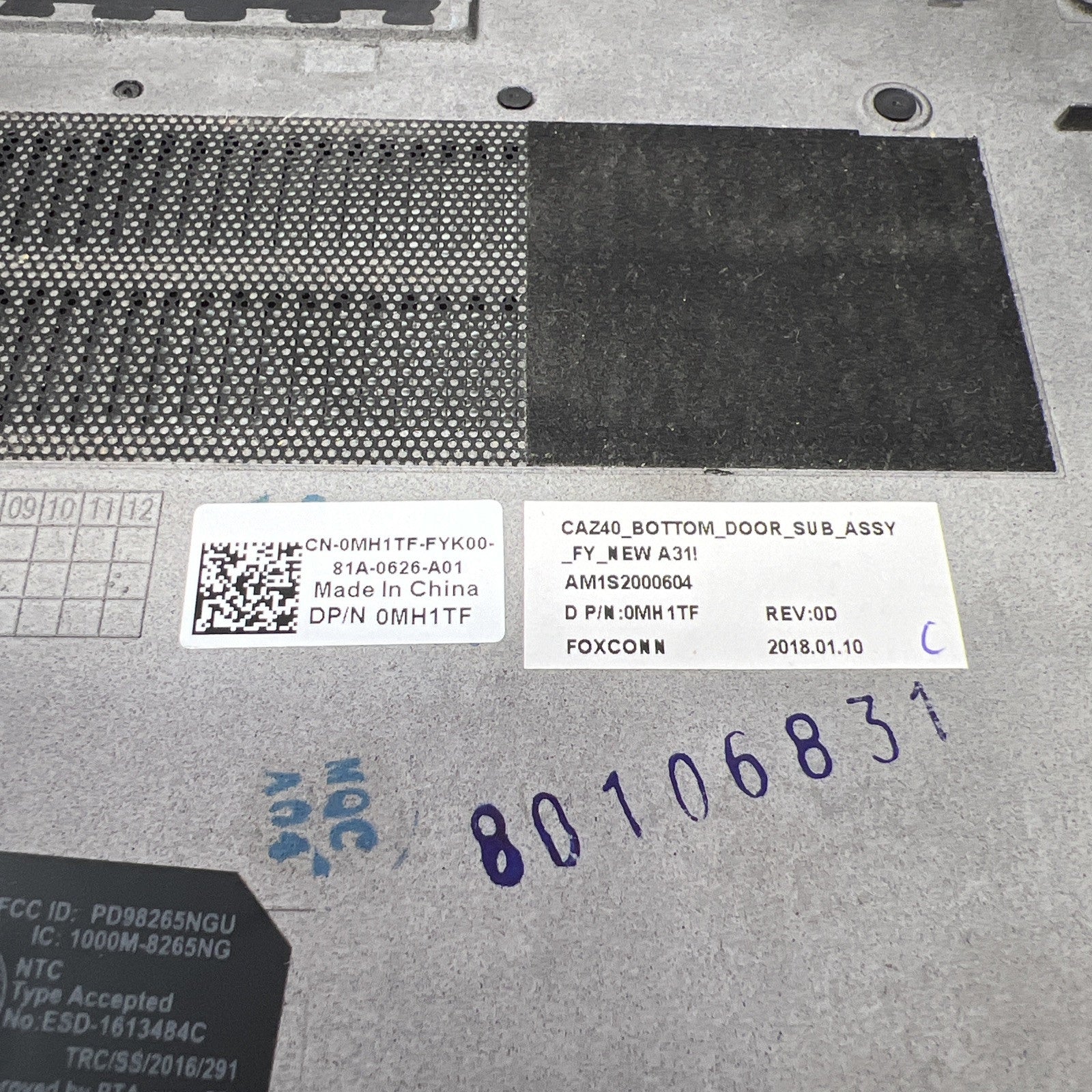 Genuine Dell Latitude 5320 Base bottom Cover